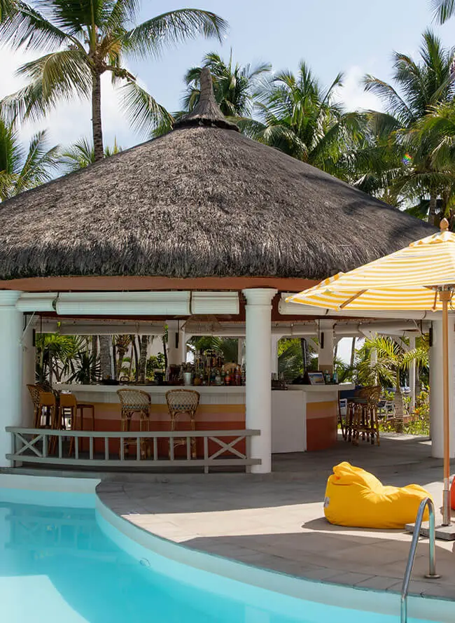 The Baracuda Bar Veranda Palmar Beach Hotel Mauritius 