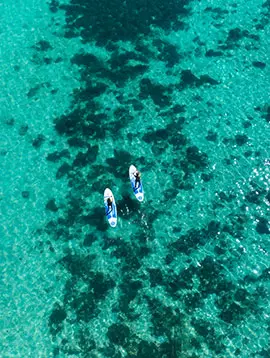 Stand up paddle in Mauritius